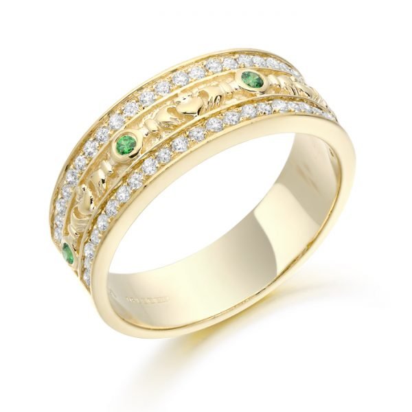 Claddagh Wedding Ring-CL17GCL