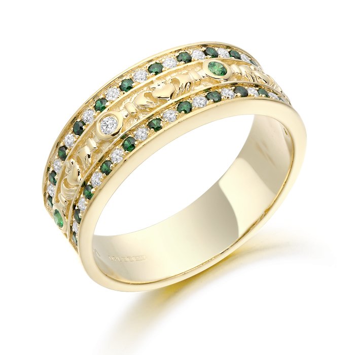 Claddagh Wedding Ring-CL17GGCL