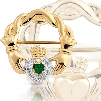 Claddagh Brooches