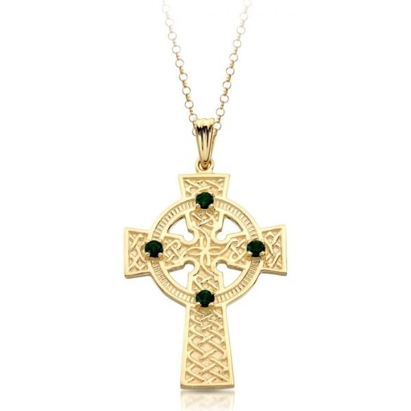 9ct Gold Celtic Cross - C02CL