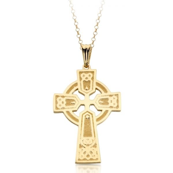 9ct Gold Celtic Cross - C04CL