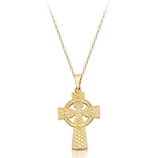 9ct Gold Celtic Cross - C05CL