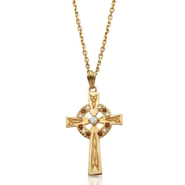 9ct Gold Celtic Cross - C111GARCL