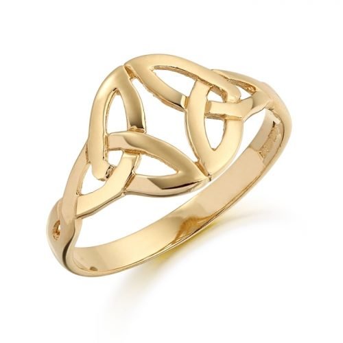 9ct Gold Ladies Celtic Ring - S3239CL