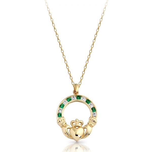 Claddagh Pendant-P014SGCL