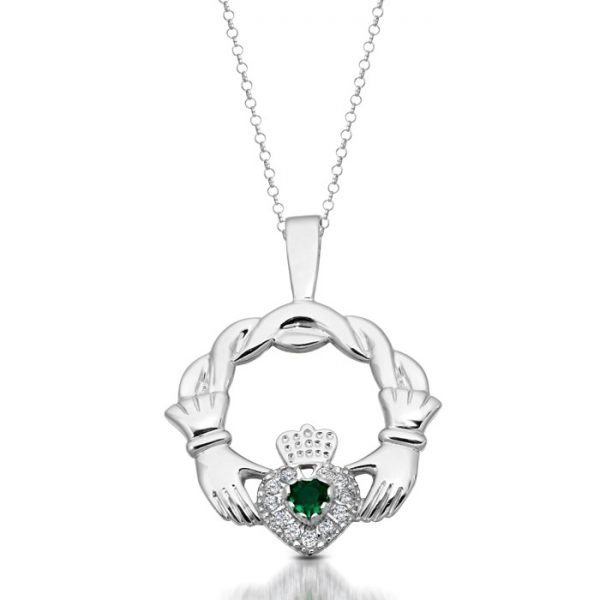 Claddagh Pendant-P133WCL