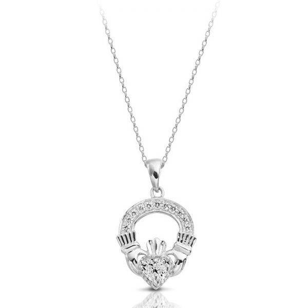 Claddagh Pendant-P188WCL