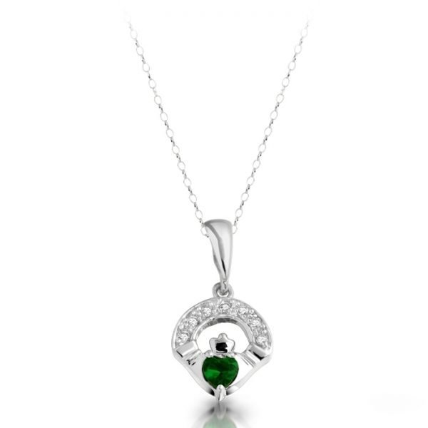 Claddagh Pendant-P187GWCL