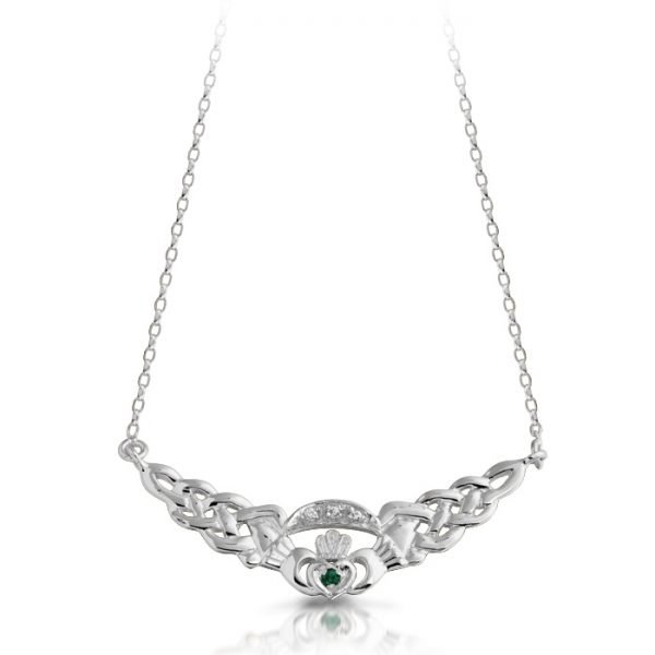 Claddagh Necklace-P01GWCL