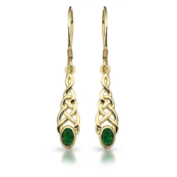 Celtic Earrings-E035GCL