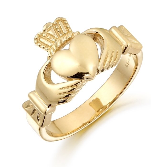 Mens Claddagh Ring-136ACL