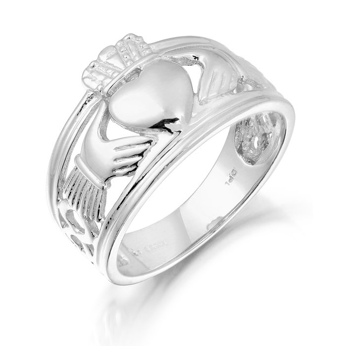 Gents Claddagh Ring-137AWCL