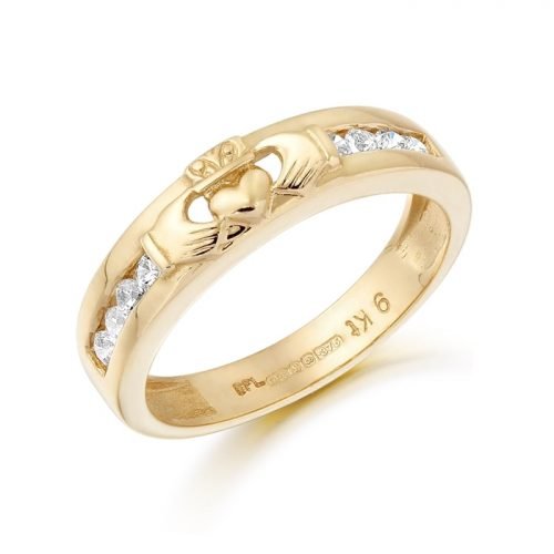 9ct Gold Claddagh Wedding Ring - CL27CL