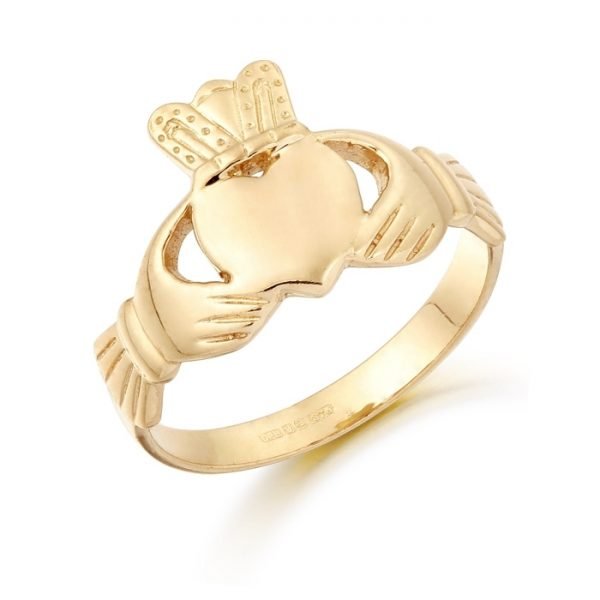Gold Claddagh Ring-CL18CL