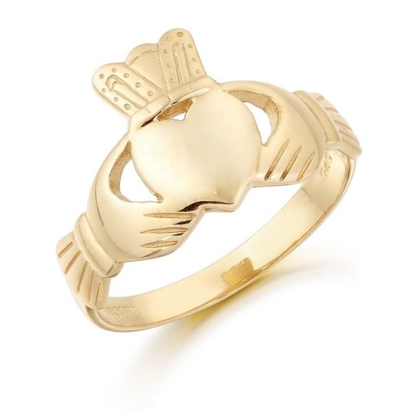 Gold Claddagh Ring-CL20CL