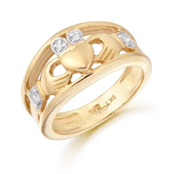 Ladies Claddagh Ring-CL21CL