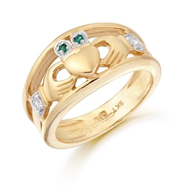 Ladies Claddagh Ring-CL21GCL