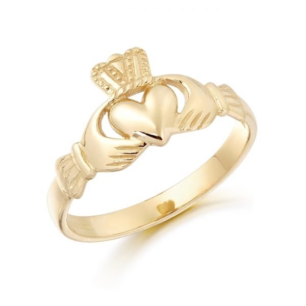 Gold Claddagh Ring-CL5CL