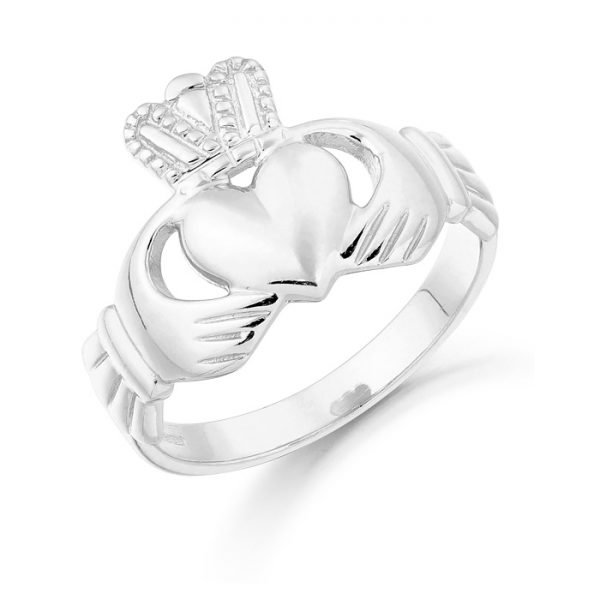 Gents Claddagh Ring-CL7WCL