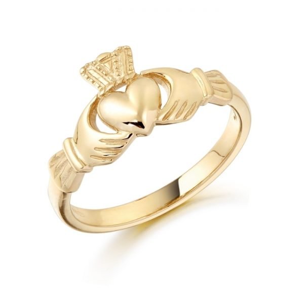 Gold Claddagh Ring-CL8CL