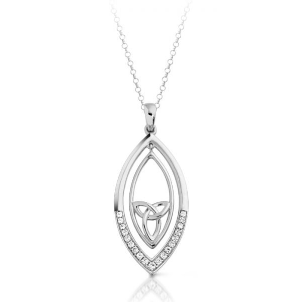 Silver Celtic Pendant-SP020CL