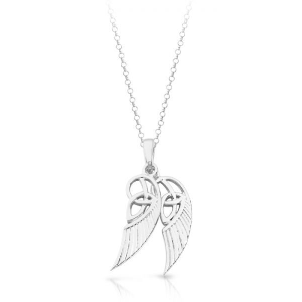 Silver Angel Wing Pendant-SP021CL