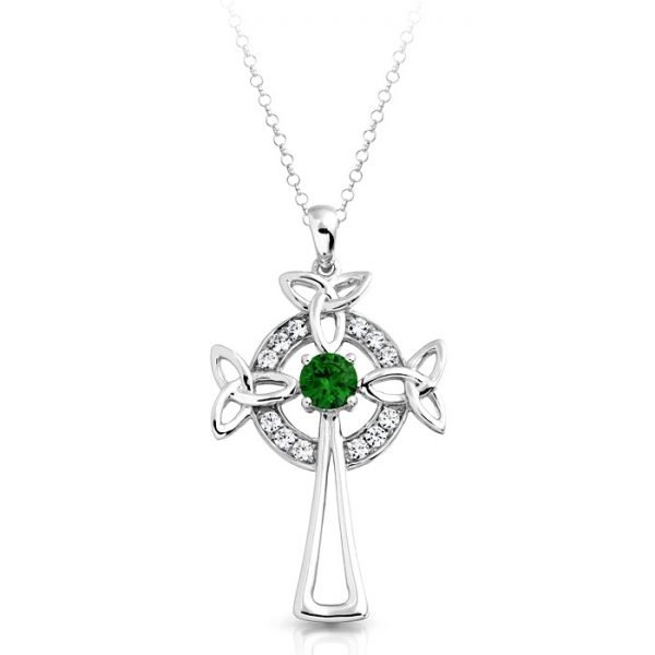 Silver Celtic Cross-SC01CL