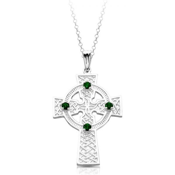 Silver Celtic Cross-SC02CL