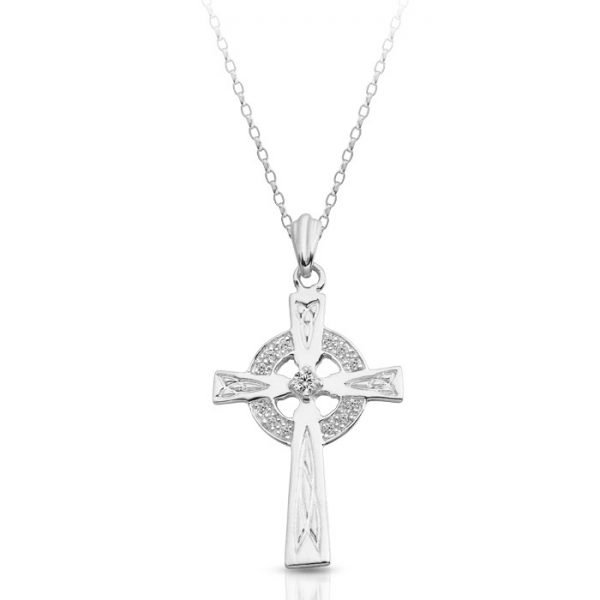 Silver Celtic Cross-SC111CL