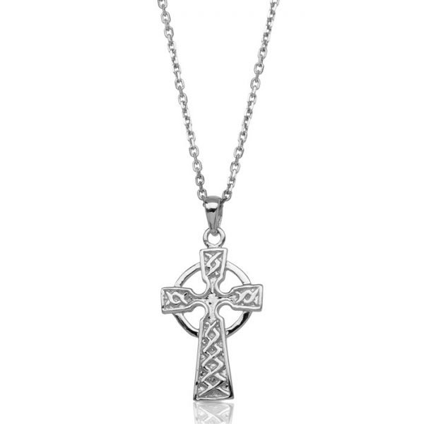 Silver Celtic Cross-SC127CL