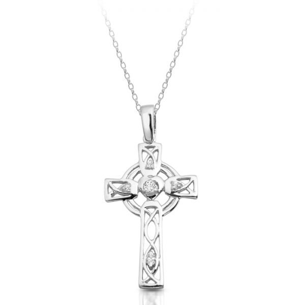 Silver Celtic Cross-SC138CL