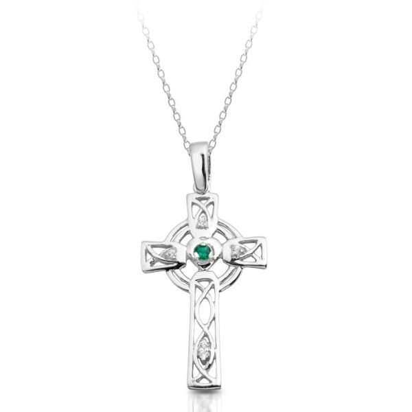 Silver Celtic Cross-SC138GCL