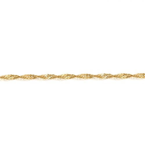 9ct Gold Twisted Curb Chain - DISCO20CL