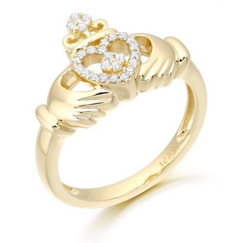 9ct Gold Claddagh Ring - CL48CL