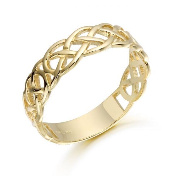 Gold Celtic Wedding Ring-1500CL