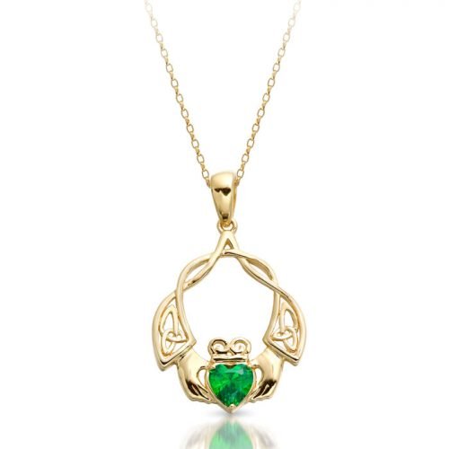Claddagh-Pendant with Celtic Knot