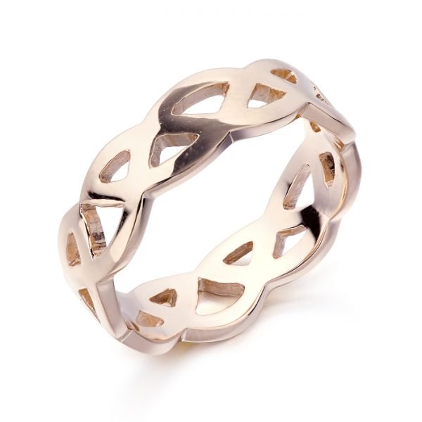 Rose Gold Celtic Ring-1518RCL