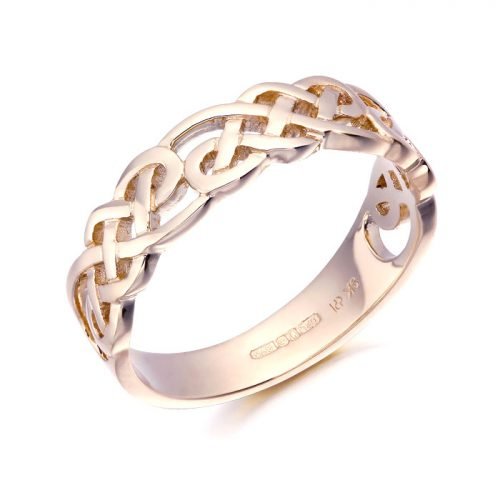 Rose Gold Celtic Ring