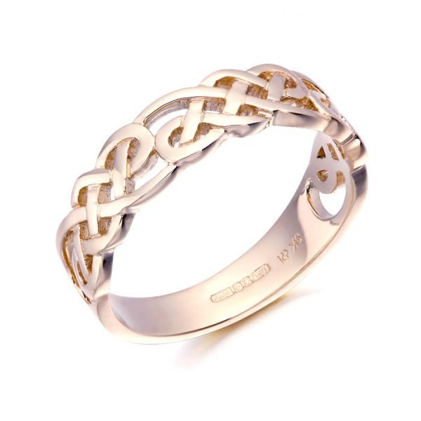 Rose Gold Celtic Ring-3242RCL