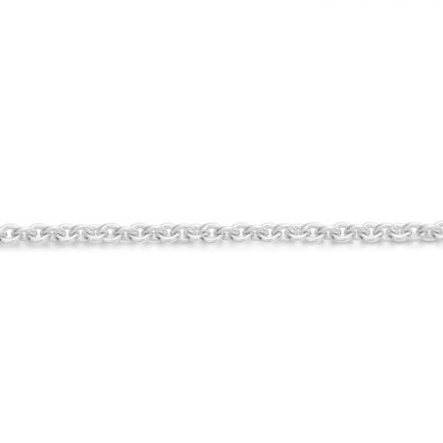 9ct White Gold Belcher Chain-Rolo40WCL