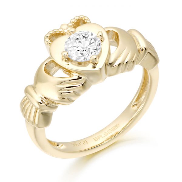 Ladies Claddagh Ring-CL51CL