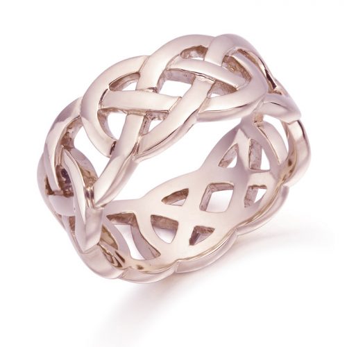 9ct Rose Gold Celtic Wedding Ring - 1519RCL