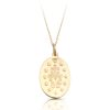 9ct Gold Miraculous Medal Pendant-MM12BCL