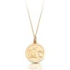9ct Gold Saint Christopher Medal Pendant - ST4CLB