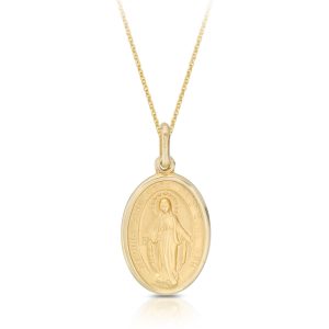 9ct Gold Miraculous Medal-MM25CL