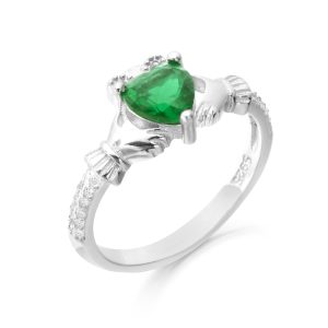 Silver Claddagh Ring-SCL92CL