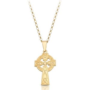 9ct Gold Celtic Cross - C08CL