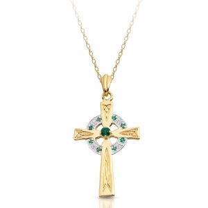 9ct Gold Celtic Cross - C111GCL