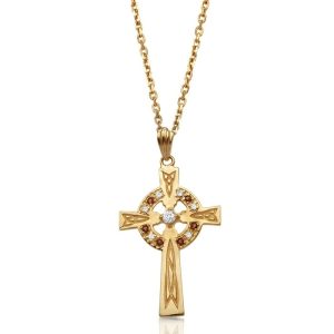 9ct Gold Celtic Cross - C111GARCL