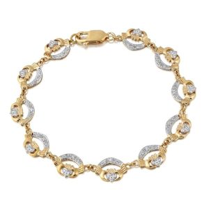 Ladies Claddagh Bracelet - CLB4CZCL